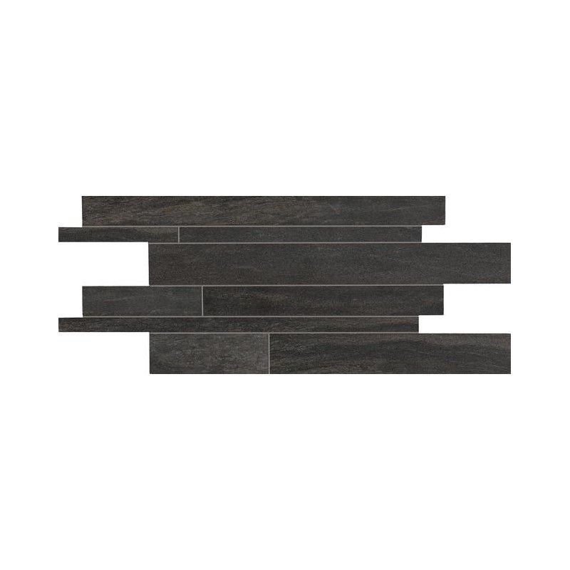 STONE PROJECT 30X60 MOSAIK LISTELLI  M63669 SFALSATI BLACK MIX - ERGON EMILGROUP E1EZ ERGON EMILGROUP - 1
