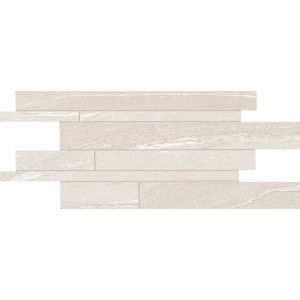 STONE TALK 30X60 MOSAIQUE LISTELLI M63G90R WHITE MARTELLATA SQ - ERGON EMILGROUP EDQP ERGON EMILGROUP - 1