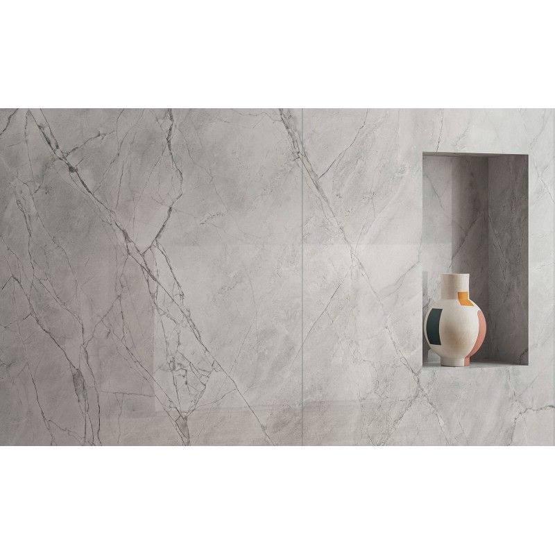 Infinito 2.0 SUPER WHITE GLOSSY 60X120 cm 6,5 mm - CERAMICA FONDOVALLE INF1752 CERAMICA FONDOVALLE - 1