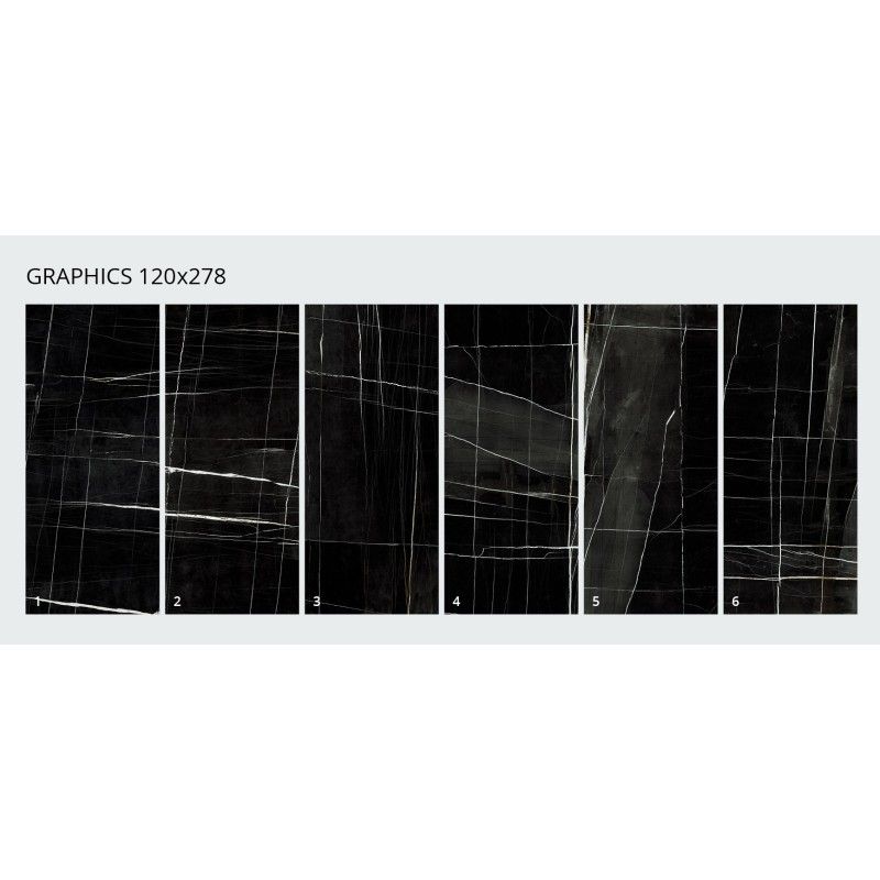 Infinito 2.0 SAHARA NOIR HONED 120X278 cm 6,5 mm  - CERAMICA FONDOVALLE INF1132 CERAMICA FONDOVALLE - 1
