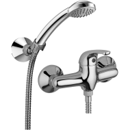 APOLLO 3 Shower Mixer with wall support Chrome - Paffoni APM3 168D CR RUBINETTERIA PAFFONI - 1