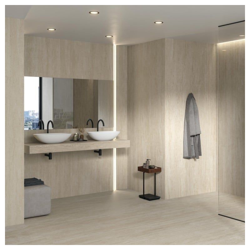 MARVEL TRAVERTINE Travertino Pearl Hammered 160x320  - ATLAS CONCORDE ALYV CERAMICHE ATLAS CONCORDE - 1