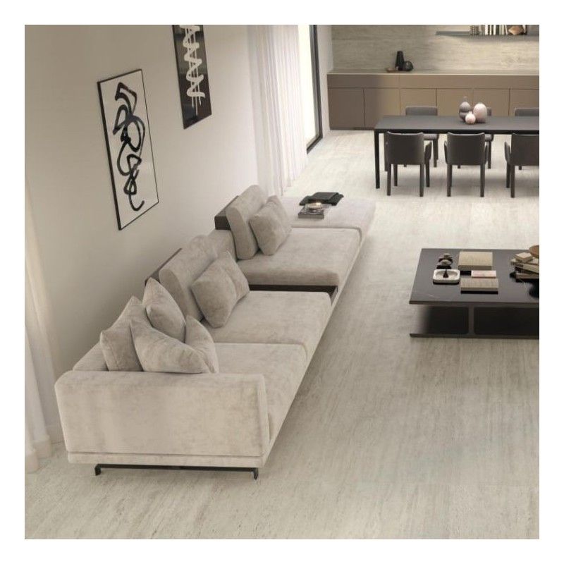 MARVEL TRAVERTINE Travertino White Hammered 160x320  - ATLAS CONCORDE ALYW CERAMICHE ATLAS CONCORDE - 1