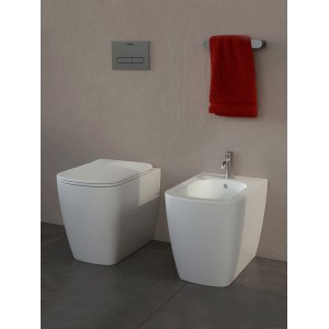 BACK TO WALL SINGLE HOLE WHITE BIDET - Ceramica Flaminia PY217 CERAMICA FLAMINIA - 2