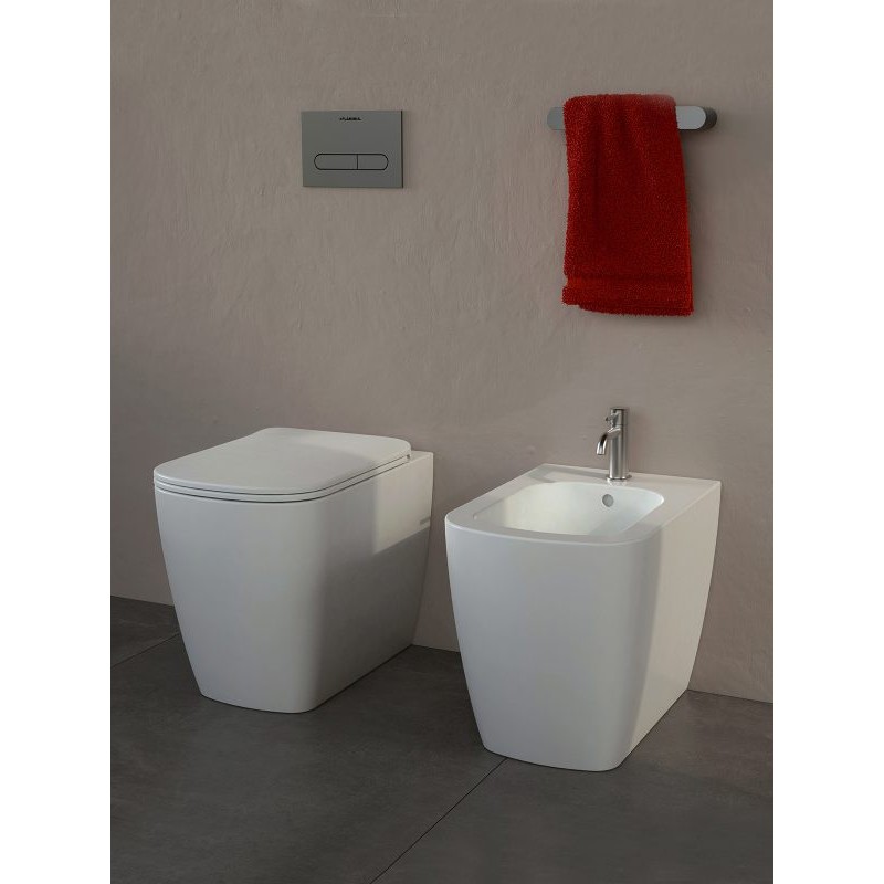 BACK TO WALL SINGLE HOLE WHITE BIDET - Ceramica Flaminia PY217 CERAMICA FLAMINIA - 2
