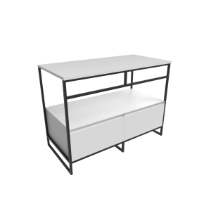 STRUTTURA METALLO DENVER NERO MATT CERAMICA FLAMINIA DV103MLBK CERAMICA FLAMINIA - 1