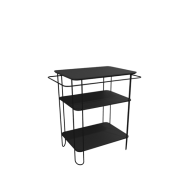 copy of FILO 75 Stainless steel structure with Matt Black shelves and top CERAMICA FLAMINIA FI75SVNE CERAMICA FLAMINIA - 1