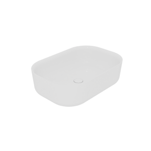 GSG HIT! Rectangular washbasin with thin edge, glossy white Ø60 HILAVRE60 GSG  - 2