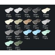 GSG FLUT  Washbasin Square cm 42 thin edge  GLOSSY WHITE  