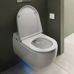 CLEON Vaso sospeso 62 cm con funzione bidet integrata Rak Ceramics CLEWC1448AWHA RAK CERAMICS - 1