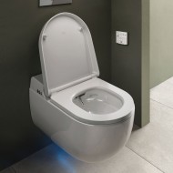 CLEON Wand-WC 62 cm mit integrierter Bidetfunktion Rak Ceramics CLEWC1448AWHA RAK CERAMICS - 1