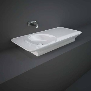 VALET Wandwaschbecken 112 cm rechtes Regal Rak Ceramics VALWB11200AWHA RAK CERAMICS - 1