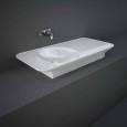 VALET Lavabo sospeso 112 cm ripiano Destro Rak Ceramics VALWB11200AWHA RAK CERAMICS - 1