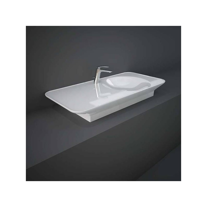 copy of VALET Wandwaschbecken 112 cm, linkes Regal Rak Ceramics VALWB11301AWHA RAK CERAMICS - 1