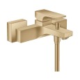 Metropol - Single lever manual bath mixer for exposed installation with lever handle - brushed bronze HANSGROHE  32540140