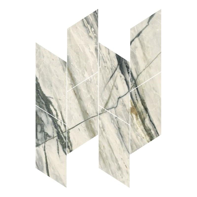 SUPREME TREASURE MOSAIK TWIST CALACATTA EMERALD LUX 30X30 - FLAVIKER PF60008896 FLAVIKER - 2