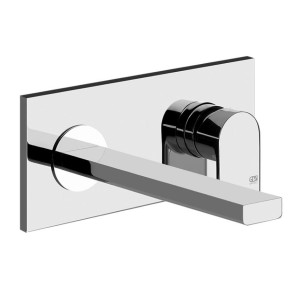 VIA MANZONI Außenteil Wandmischer mit langem Auslauf ohne GESSI-Ablaufgarnitur