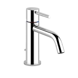 VIA TORTONA Basin mixer with drain with GESSI connection hoses