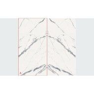 INFINITO 2.0 STATUARIO EXTRA GLOSSY BOOK MATCH A 160X320 - FONDOVALLE INF1045 CERAMICA FONDOVALLE - 1