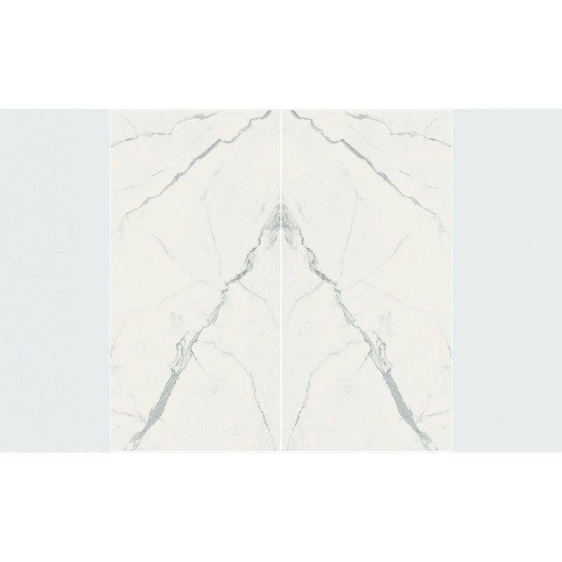INFINITO 2.0 CALACATTA WHITE GLOSSY BOOK MATCH A 160X320 - FONDOVALLE INF358 CERAMICA FONDOVALLE - 1