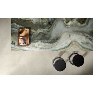 INFINITO 2.0 AGATE CRYSTAL JADE POLISHED BOOKMATCH A 163X324 - FONDOVALLE INF2435 CERAMICA FONDOVALLE - 1