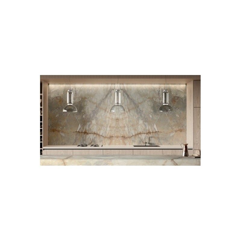 INFINITO 2.0 BRECCIA VAN GOGH POLISHED BOOKMATCH B 163X324 - FONDOVALLE INF2518 CERAMICA FONDOVALLE - 1