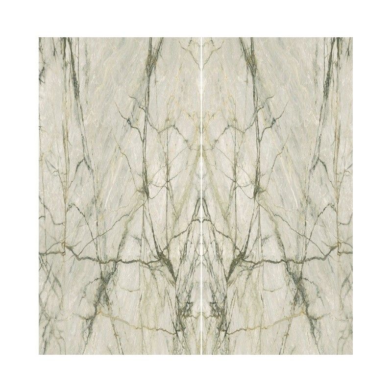INFINITO 2.0 CALACATTA GREEN POLISHED BOOKMATCH B 163X324 - FONDOVALLE INF2419 CERAMICA FONDOVALLE - 1