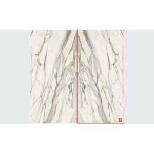 INFINITO 2.0 CALACATTA GOLD HONED BOOKMATCH B 163X324 - FONDOVALLE INF452 CERAMICA FONDOVALLE - 1