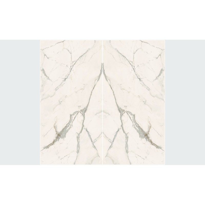 INFINITO 2.0 CALACATTA LIGHT BOOKMATCH A NATURAL  163X324 - FONDOVALLE INF2536 CERAMICA FONDOVALLE - 1