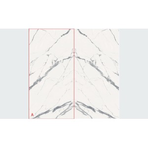 INFINITO 2.0 STATUARIO EXTRA NATURAL BOOKMATCH A 163X324 - FONDOVALLE INF1382 CERAMICA FONDOVALLE - 1