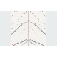 INFINITO 2.0 STATUARIO EXTRA NATURAL BOOKMATCH B 163X324 - FONDOVALLE INF1383 CERAMICA FONDOVALLE - 1