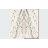 INFINITO 2.0 CALACATTA GOLD NATURAL BOOKMATCH A 163X324 - FONDOVALLE INF1370 CERAMICA FONDOVALLE - 1