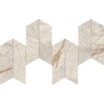 Marvel Diva White Everest MOSAIK Chevron 17,5x46,3  Velvet  - CERAMICHE ATLAS CONCORDE AYD4 CERAMICHE ATLAS CONCORDE - 1