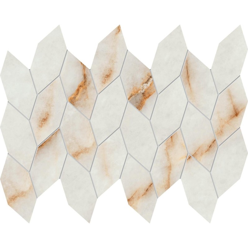 Marvel Diva Ice Crystal Mosaico Twist 27,6x35 Lappato   - CERAMICHE ATLAS CONCORDE AYD7 CERAMICHE ATLAS CONCORDE - 1