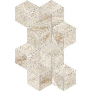 Marvel Diva Taj Mahal Mosaico Hex 40,3x23,3 Lappato   - CERAMICHE ATLAS CONCORDE AYLQ CERAMICHE ATLAS CONCORDE - 1