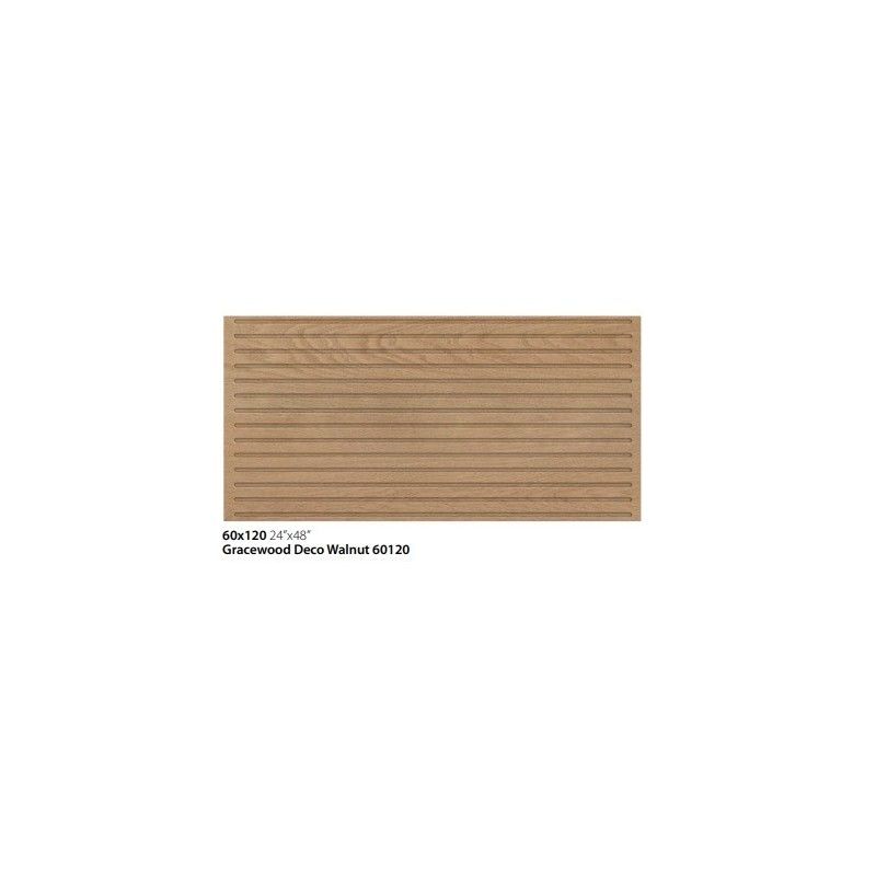 GRACEWOOD DECO WALNUT 60X120 - CERAMICA SANT'AGOSTINO CSAGWDWT12 CERAMICA SANT'AGOSTINO - 1