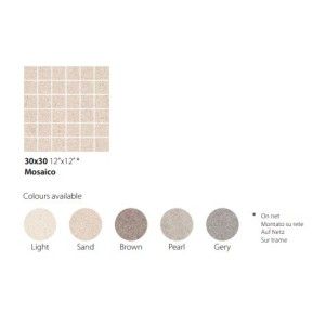 WINDSTONE MOSAICO BROWN 30X30 - CERAMICA SANT'AGOSTINO CSAMWIBR30 CERAMICA SANT'AGOSTINO - 1