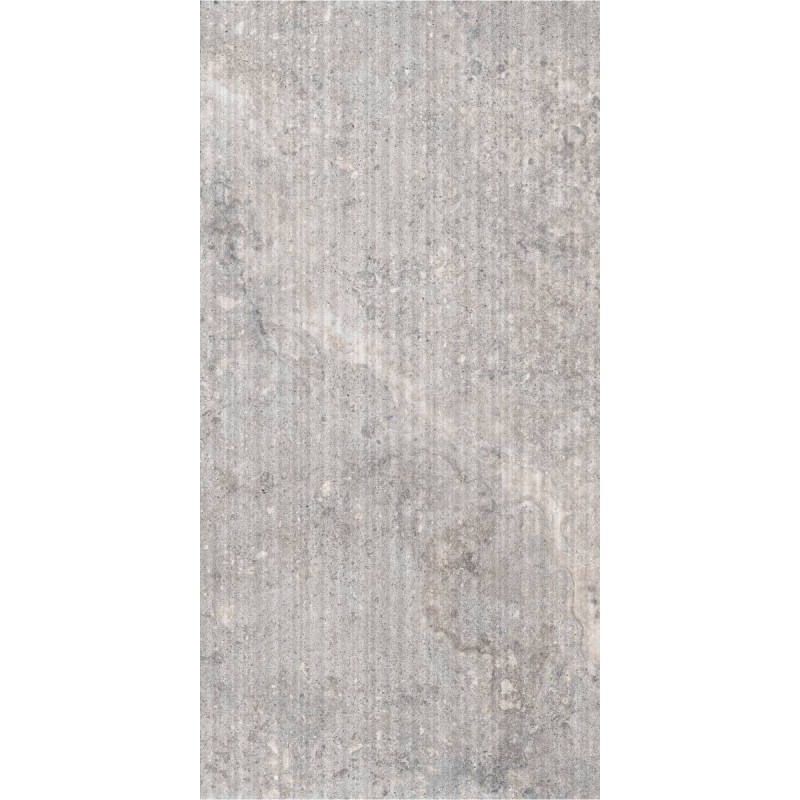 BEAT RIBBED GREY RETTIFICATO 60x120 - RE95 REFIN REFIN - 1