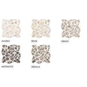 I CIOTTOLI SASSI PALLADIANA 30,2X30,2 AVORIO MIX - FIORANESE CERAMICHE 0LMS1MS FIORANESE CERAMICHE - 1