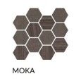 REMIXED MOKA MOSAICO EXAGONAL MIX RETTIFICATO - COEM BT0MS1R COEM CERAMICHE - 1