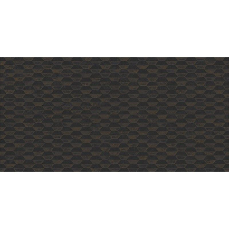 STEEL BLACK STAMPING NATURAL 49,75X99,55 - APARICI APARICI CERAMICA - 1