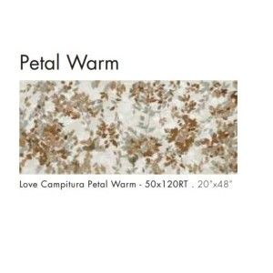 COLOVERSWALL 50X120 LOVE CAMPITURA PETAL WARM RIVESTIMENTO - SUPERGRES LAS1 CERAMICHE SUPERGRES - 1