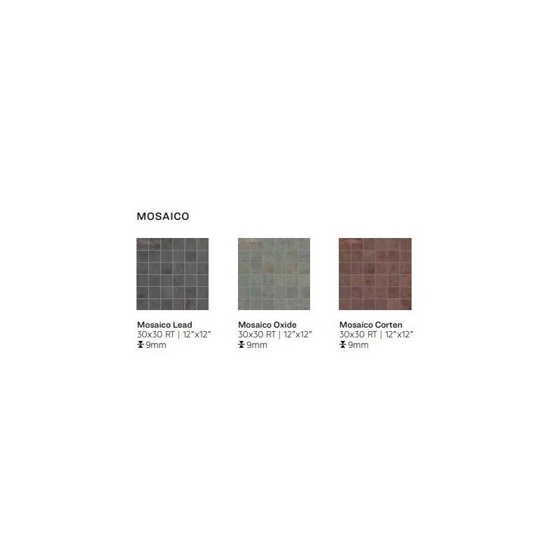 IRONY 30X30 OXIDE MOSAIC - SUPERGRES IOXM CERAMICHE SUPERGRES - 1