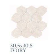 KALKAREA 30,5X30,8 IVORY MOSAIK SHAPE - SUPERGRES KIMS CERAMICHE SUPERGRES - 1