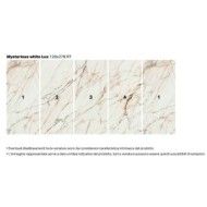 PURITY TUSCANY 120X278 VEIN MATCHING MYSTERIOUS WHITE LUX C4 DECORO - SUPERGRES PMWV CERAMICHE SUPERGRES - 1