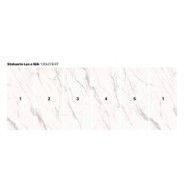 PURITY MARBLE 120X278 VEIN MATCHING STATUARIO SILK C5 DECORO - SUPERGRES VMSS CERAMICHE SUPERGRES - 1