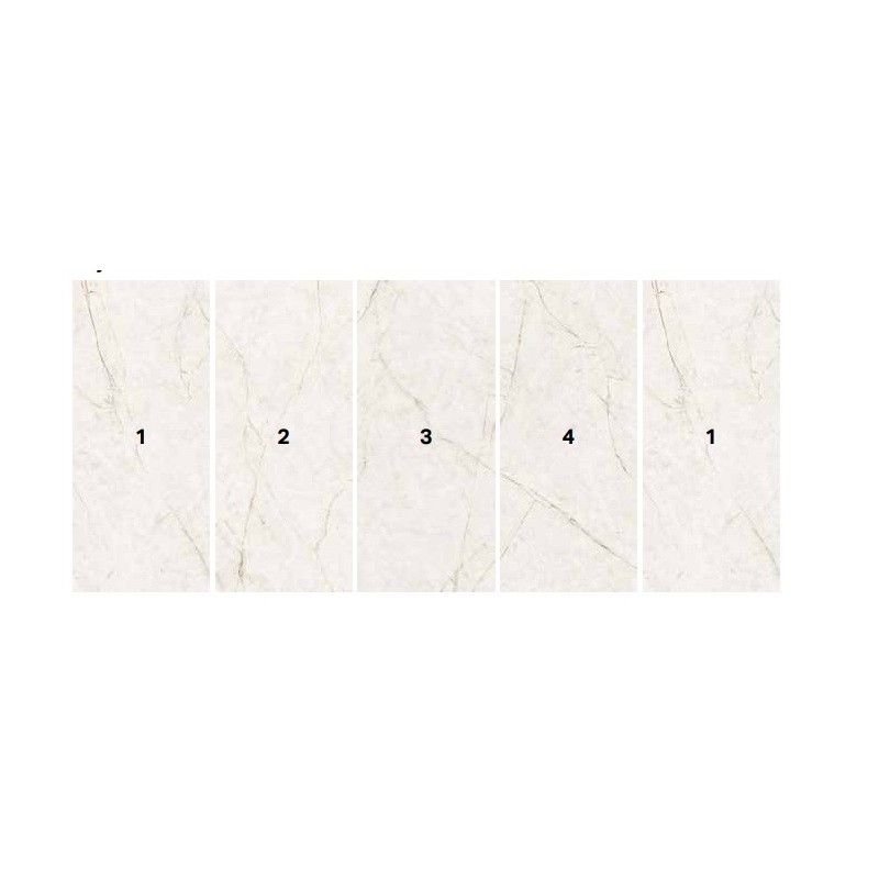 PURITY STYLE 120X278 VEIN MATCHING CRYSTAL SILK C4 DECORO - SUPERGRES VMCS CERAMICHE SUPERGRES - 1