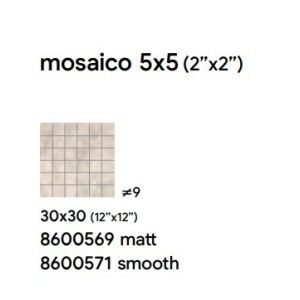 ROYAL 30X30 BEIGE SMOOTH MOSAIQUE 3 - SAIME CERAMICHE 8600571 SAIME CERAMICHE - 1