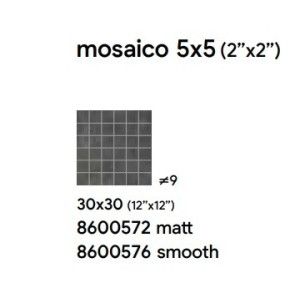 ROYAL 30X30 DARK MAT MOSAIQUE 3 6 - SAIME CERAMICHE 8600572 SAIME CERAMICHE - 1