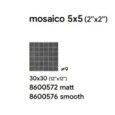 ROYAL 30X30 DARK MAT MOSAIQUE 3 6 - SAIME CERAMICHE 8600572 SAIME CERAMICHE - 1